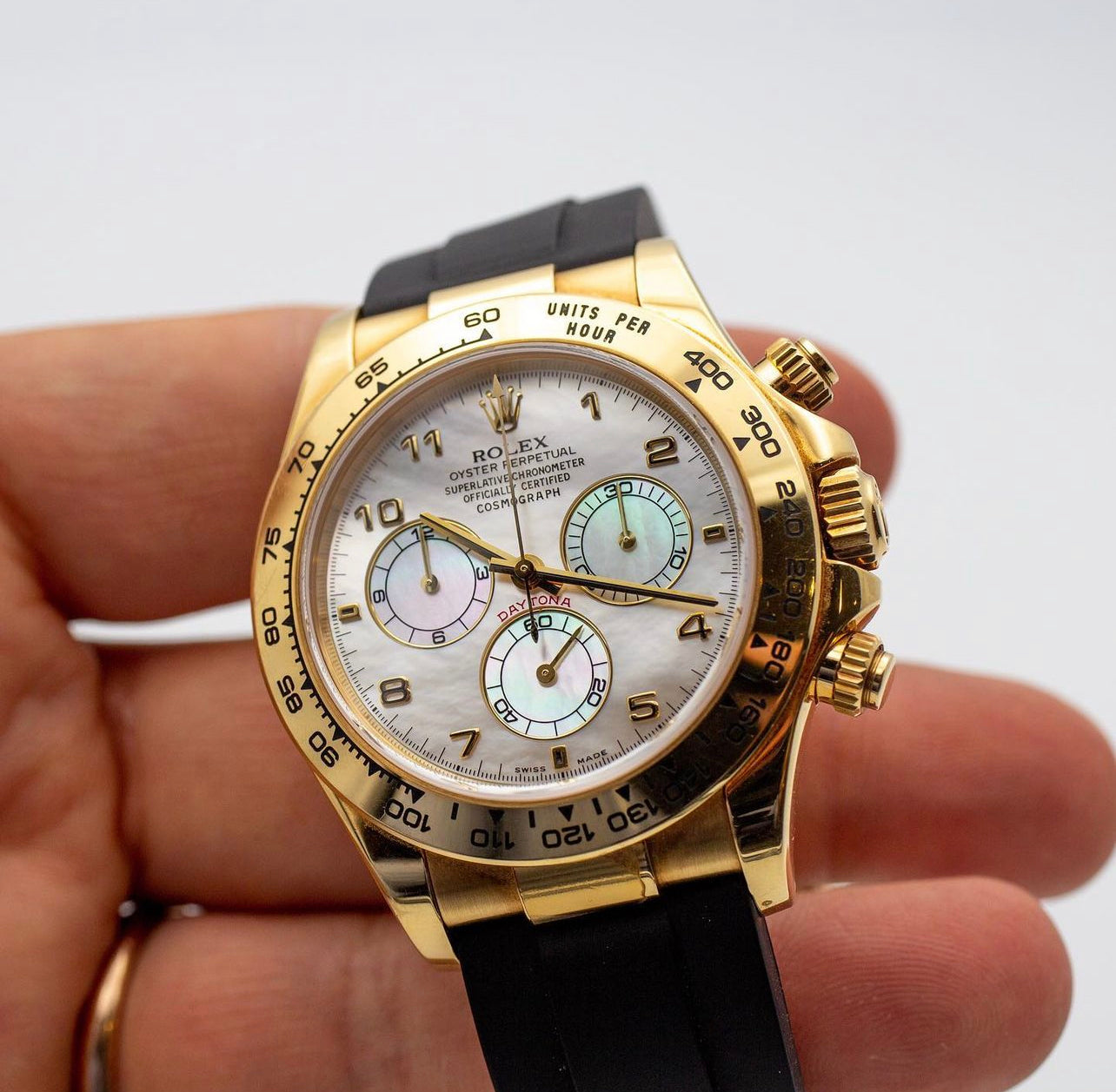 DAYTONA GOLD METEORITE OYSTERFLEX