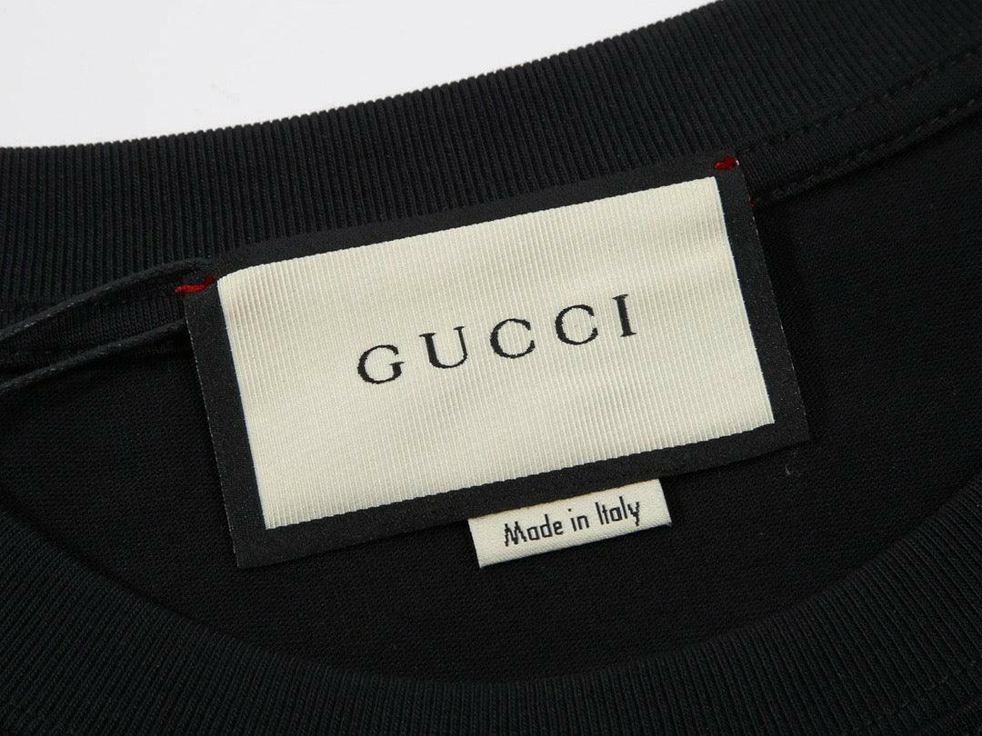 GUCCI "GOOD GAME" BLACK T-SHIRTS SS COLLECTION 2022