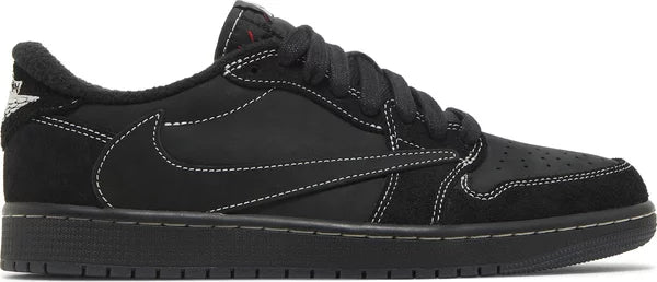 Travis Scott x Air Jordan 1 Retro Low OG 'Black Phantom' for Kids