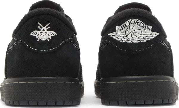 Travis Scott x Air Jordan 1 Retro Low OG 'Black Phantom' for Kids