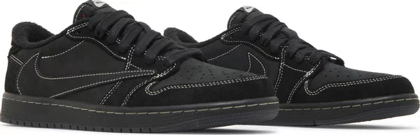 Travis Scott x Air Jordan 1 Retro Low OG 'Black Phantom' for Kids