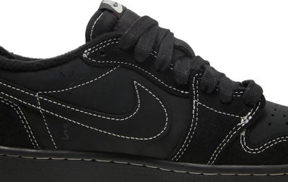 Travis Scott x Air Jordan 1 Retro Low OG 'Black Phantom' for Kids