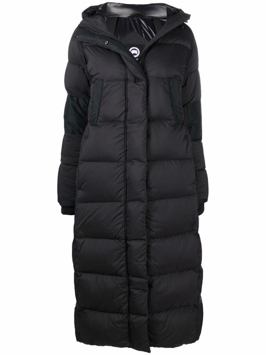 Quilted down jacket 