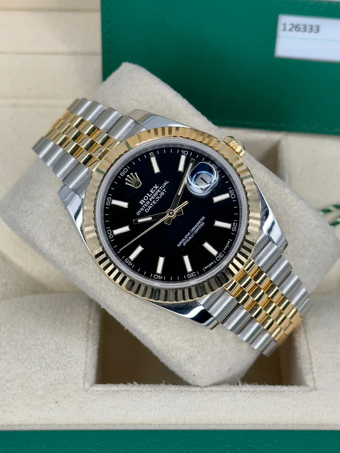 DATEJUST JUBILEE BLACK & GOLD