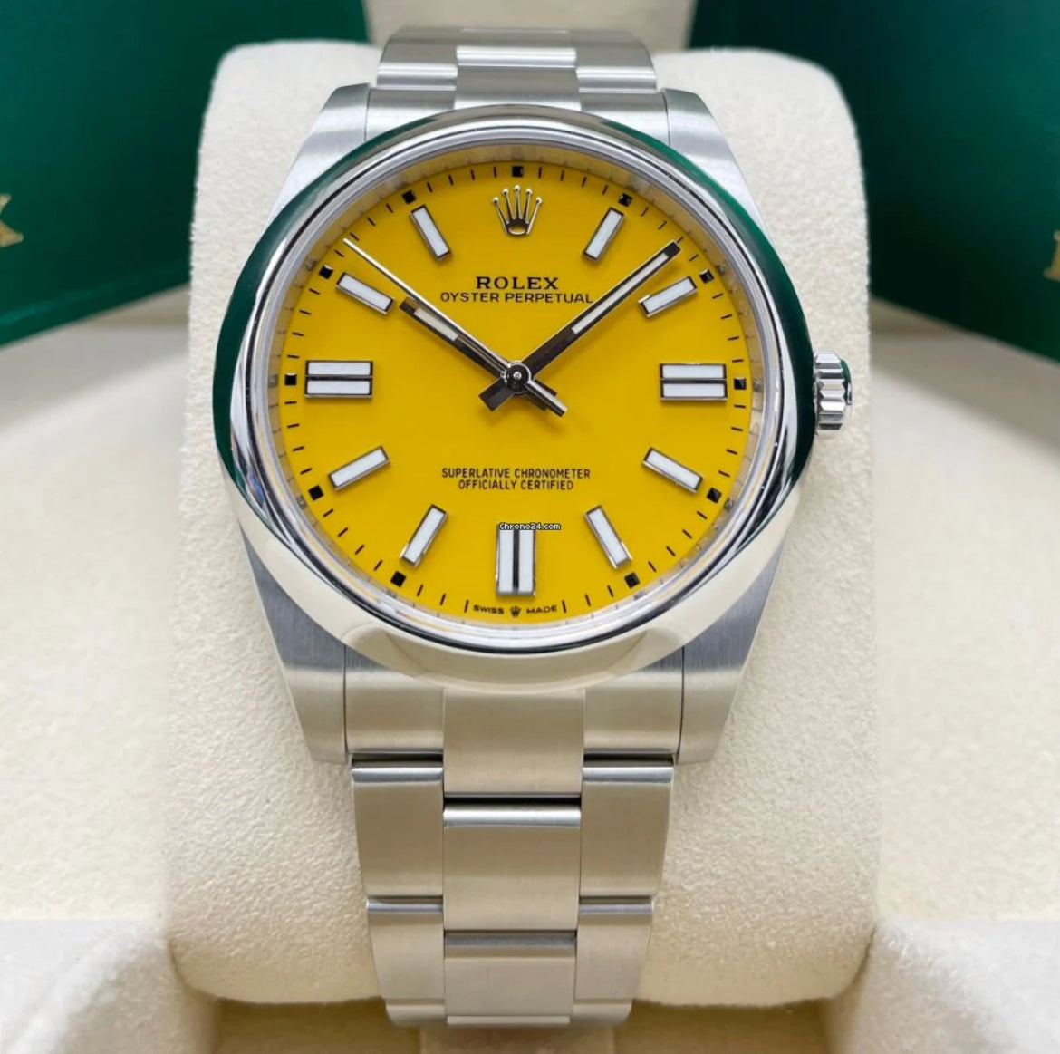 OYSTER PERPETUAL YELLOW