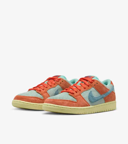 Nike SB Dunk Low Pro PRM Orange and Emerald Rise