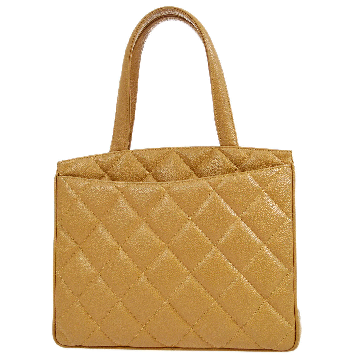 CHANEL 1994-1996 Beige Caviar Tote Bag 