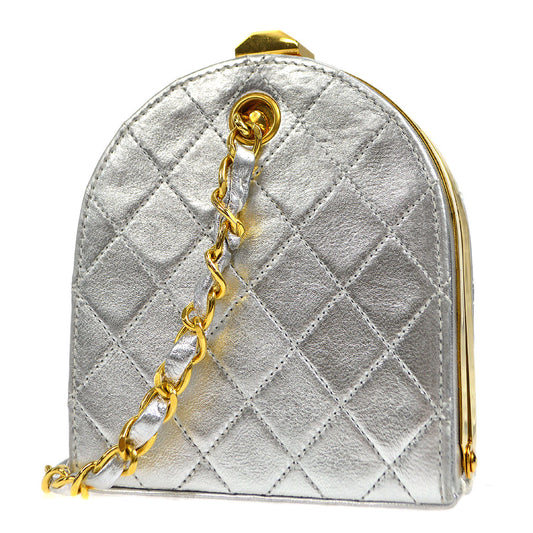 CHANEL 1989-1991 Kisslock Shoulder Bag Micro 