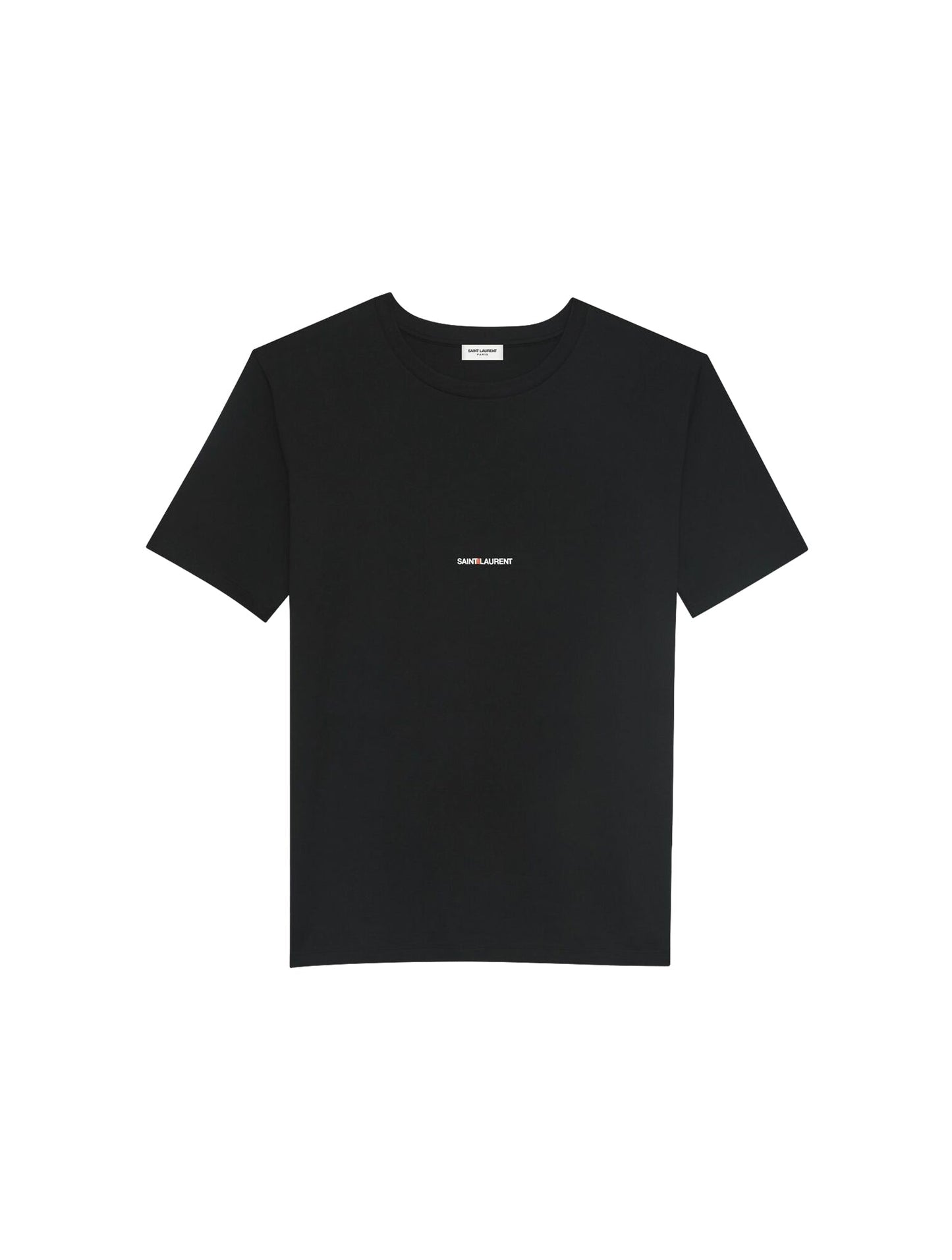 SAINT LAURENT BOYFRIEND SHORT SLEEVE T-SHIRT IN COTTON JERSEY