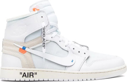 Off-White x Air Jordan 1 Retro High OG 'White' 2018 Sneakers for Men