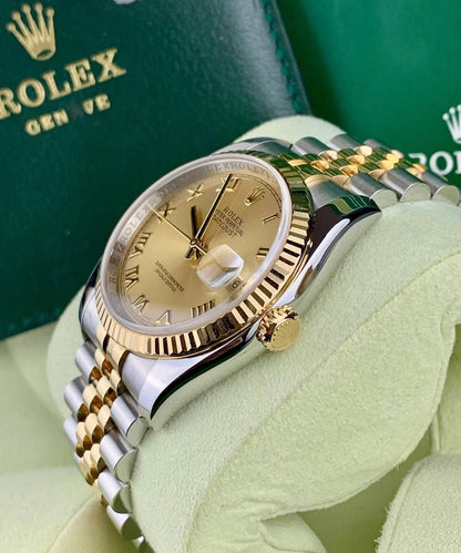 DATEJUST JUBILÈE CHAMPAGNE ROMAN