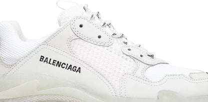 Balenciaga Triple S Clear Sole Triple White Wmns 'White Clear Sole'