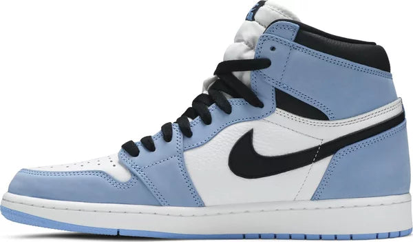 Air Jordan 1 Retro High OG 'University Blue' Sneakers for Men