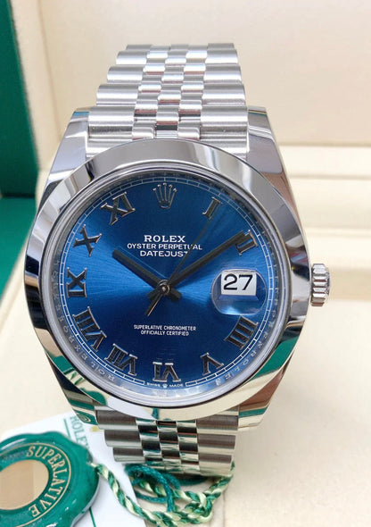 DATEJUST JUBILÈE BLUE ROMAN