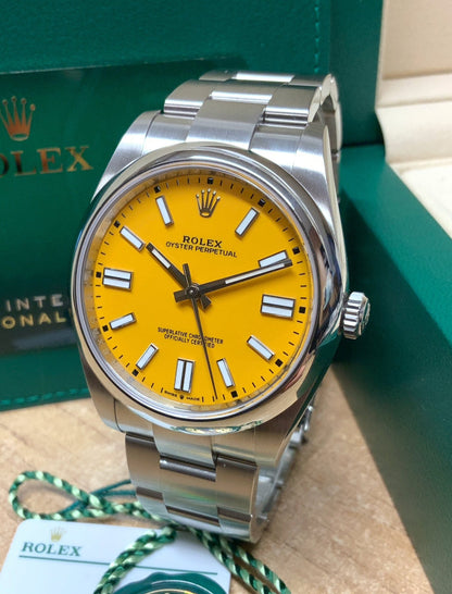 OYSTER PERPETUAL YELLOW