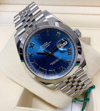 DATEJUST JUBILÈE BLUE ROMAN