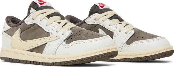 Travis Scott x Air Jordan 1 Low OG 'Reverse Mocha' for Kids