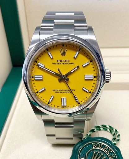 OYSTER PERPETUAL YELLOW