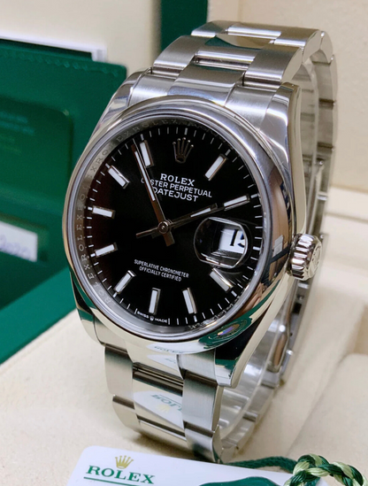 DATEJUST OYSTER BLACK DIAL