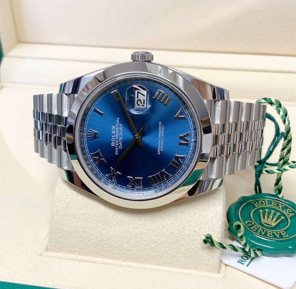 DATEJUST JUBILÈE BLUE ROMAN