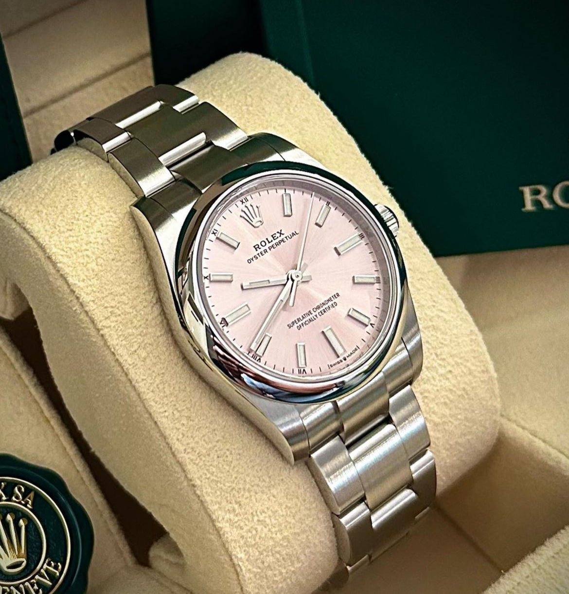 OYSTER PERPETUAL PINK