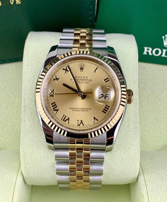 DATEJUST JUBILÈE CHAMPAGNE ROMAN