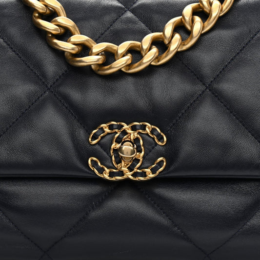 CHANEL 19 MAXI FLAP BAG GOATSKIN