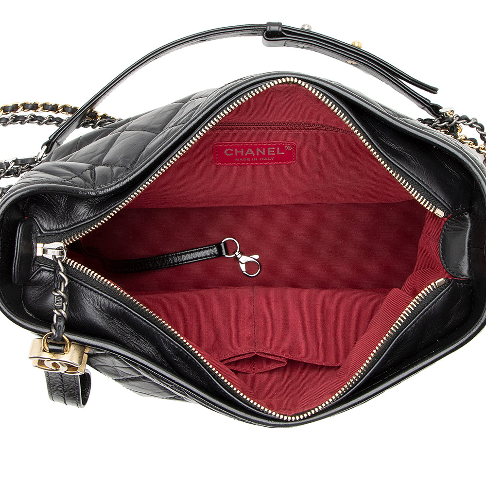 Chanel Aged Calfskin Gabrielle Medium Hobo (SHF-20633)