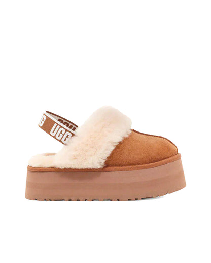 Ugg Funkette Platform in camoscio cestnut