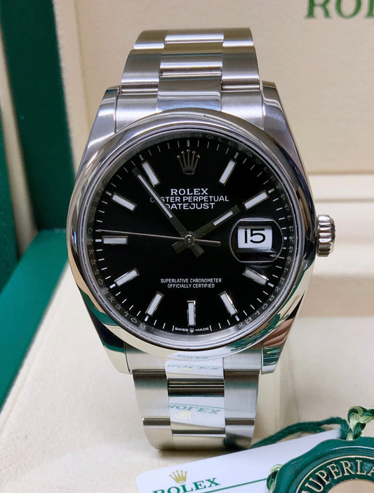 DATEJUST OYSTER BLACK DIAL