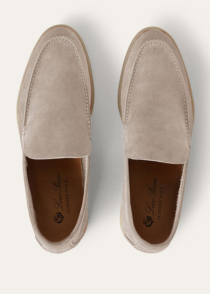 Mocassini Summer Walk in Suède Beige Uomo