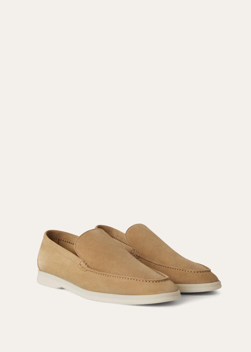 Mocassini Summer Walk in Suède Khaki Uomo