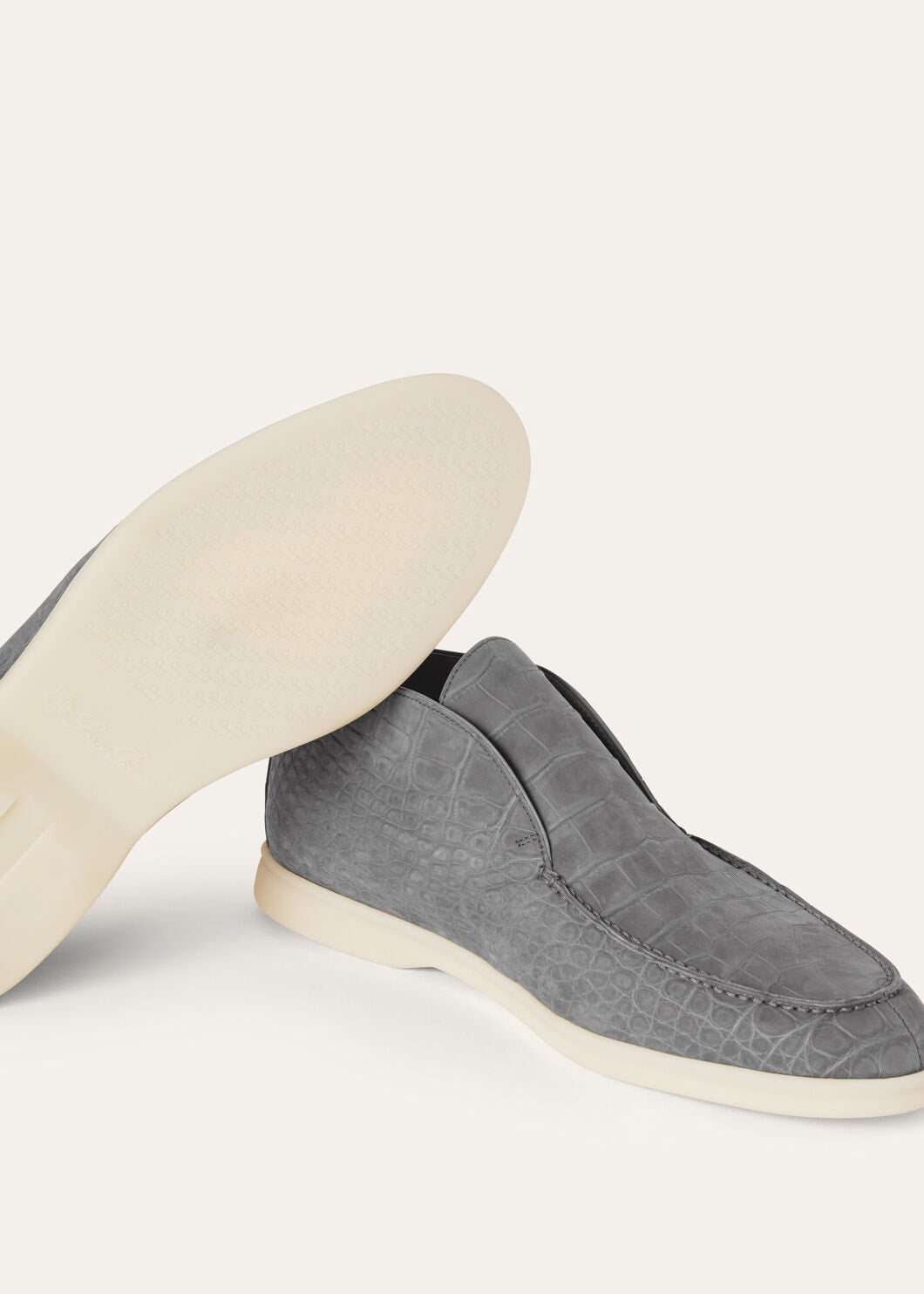 Polacchini Open Walk in Pelle Grigio