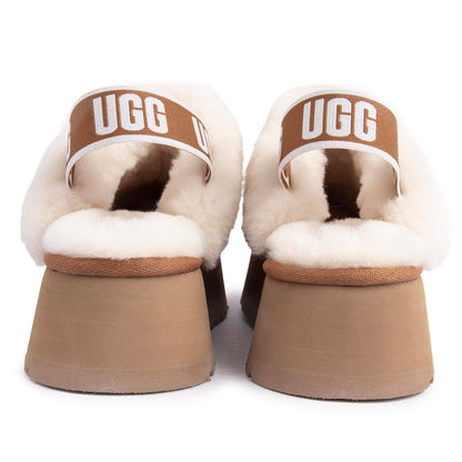 Ugg Funkette Platform in camoscio cestnut