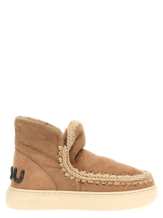 Eskimo Bold Glit Logo Sneakers Beige