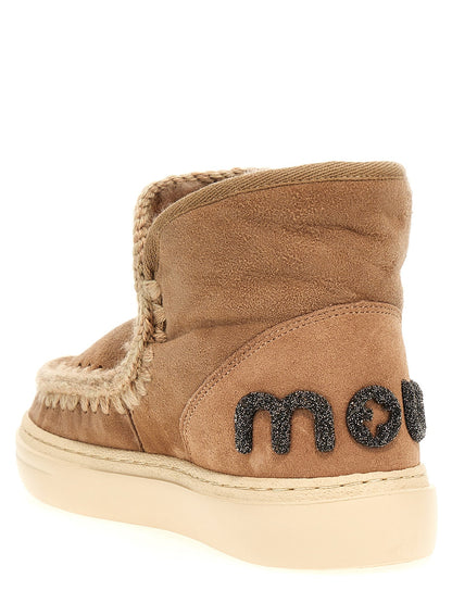 Eskimo Bold Glit Logo Sneakers Beige