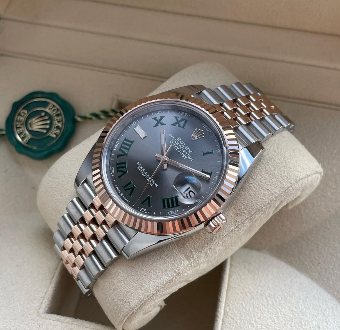 DATEJUST JUBILEE WIMBLEDON ROSE'