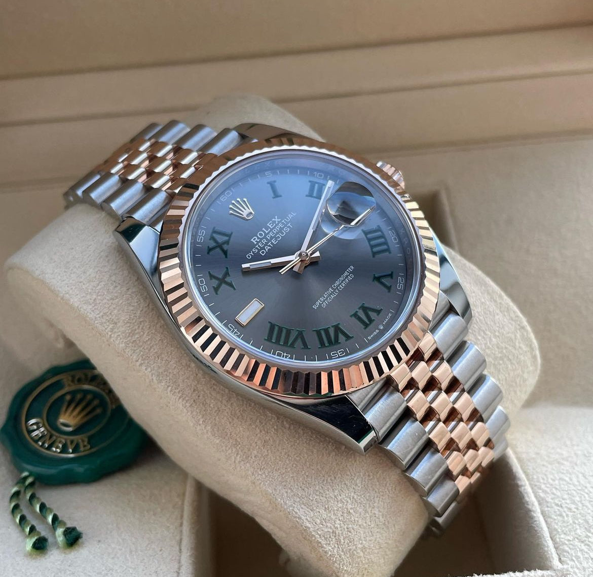 DATEJUST JUBILEE WIMBLEDON ROSE'