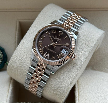 DATEJUST JUBILEE GOLD CHOCOLATE ROMAN