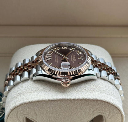 DATEJUST JUBILEE GOLD CHOCOLATE ROMAN