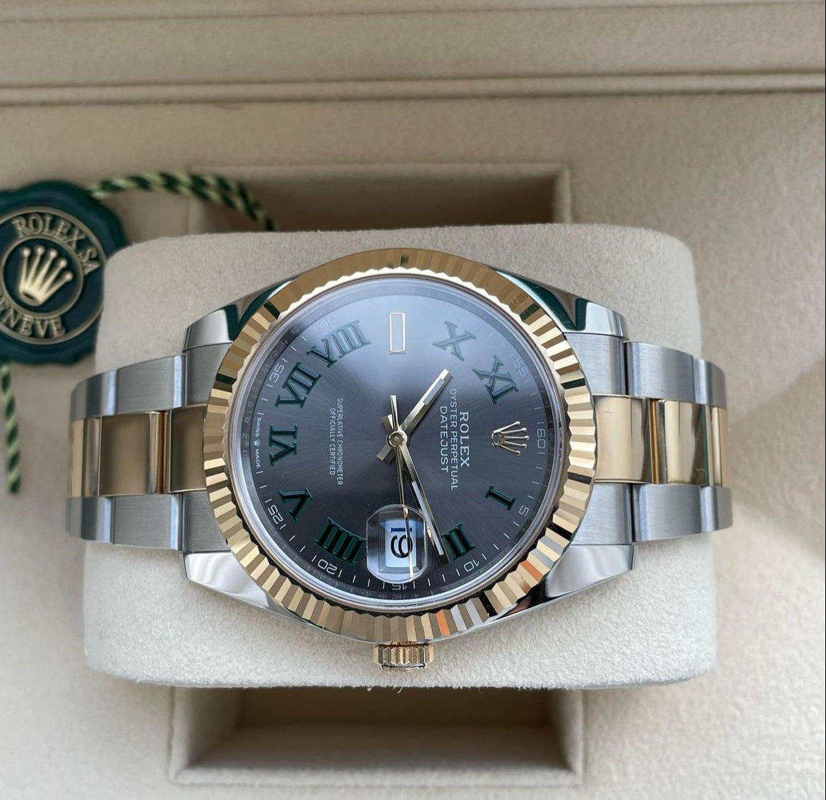 DATEJUST OYSTER WIMBLEDON GOLD