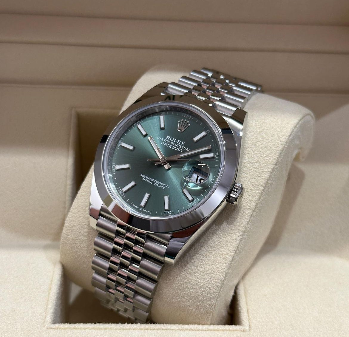 DATEJUST JUBILEE MINT GREEN