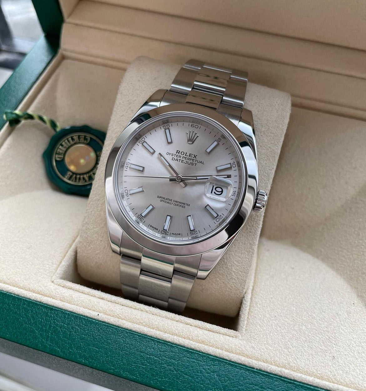 DATEJUST OYSTER SILVER DIAL