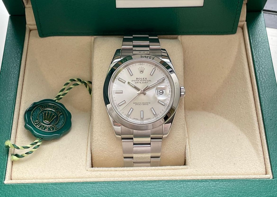 DATEJUST OYSTER SILVER DIAL