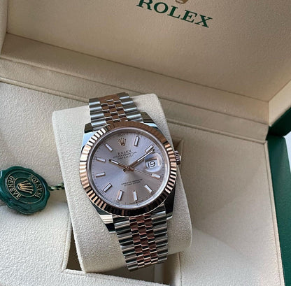 DATEJUST JUBILEE STEEL & GOLD SILVER DIAL