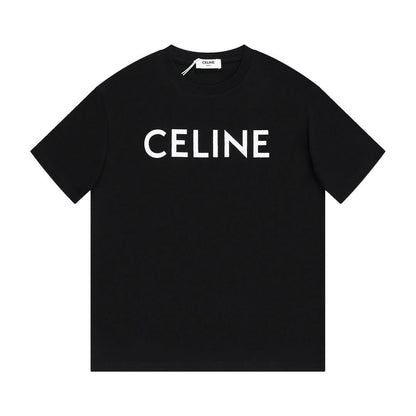 Celine Black T-shirts Designer Apparel Collection 2022