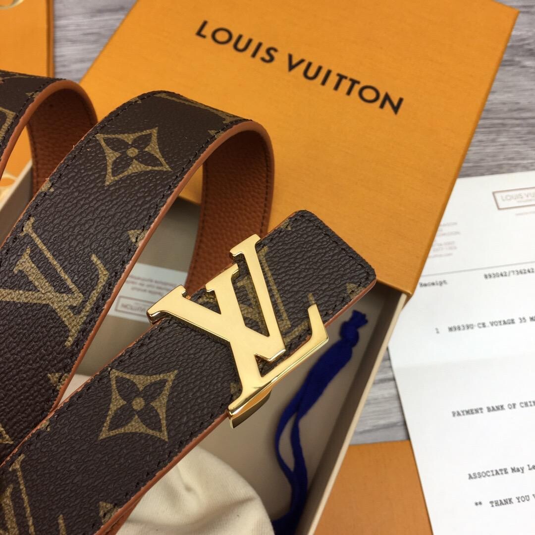 LV BELT LV INITIALES 30 MM REVERSIBLE