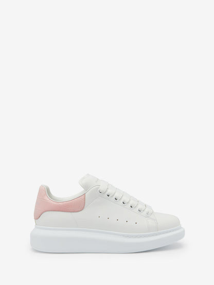 Oversize Sneaker in Pink White Crocodile