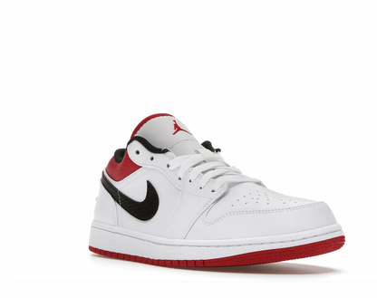 Jordan 1 Low White University Red Black 