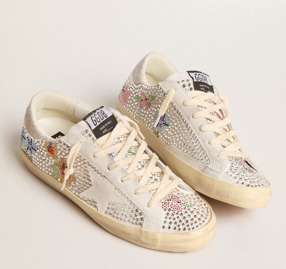 Super-Star LTD in cristalli Swarovski con stella e talloncino in suede